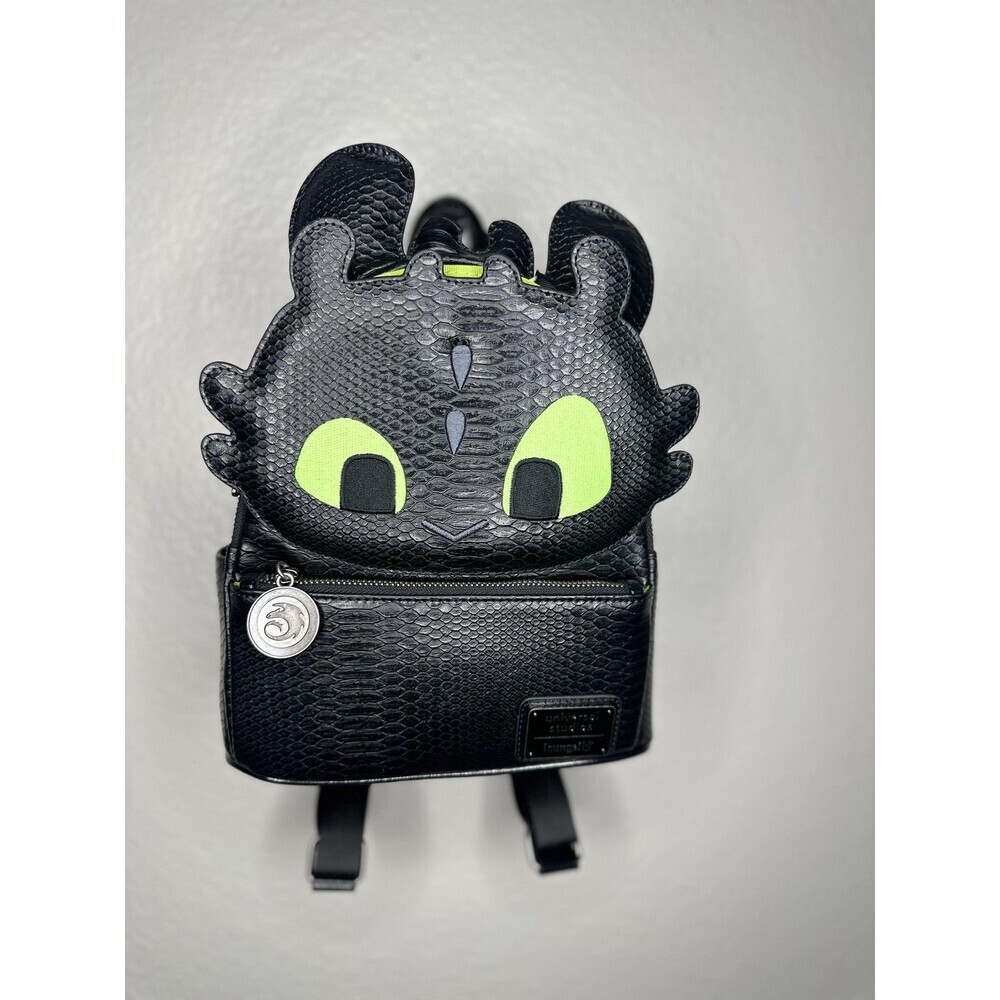 Disney Universal Loungefly How To Train Your Dragon Toothless Mini Backpack Ears